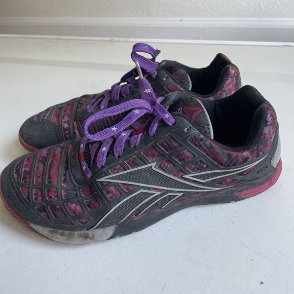 Reebok CrossFit Nano Athletic Shoes Black‎ Red, Womens 11.5 / Men’s 10 *READ* - Picture 2 of 8